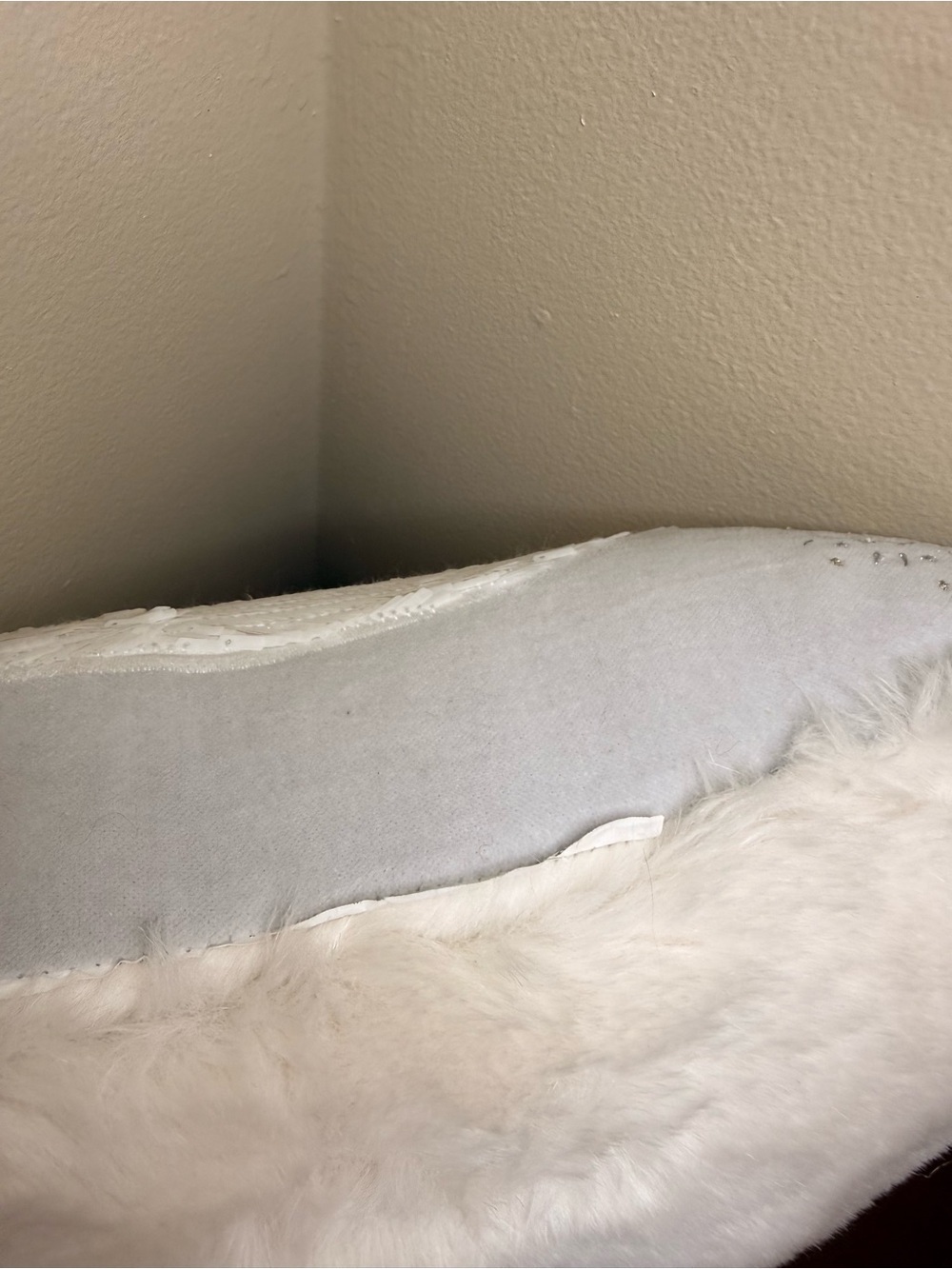 Pottery Barn Kids White and Gray Swan Holiday Pillow - Picture 4 of 4